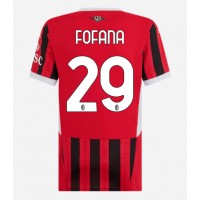 Fotbalové Dres AC Milan Youssouf Fofana #29 Dámské Domácí 2024-25 Krátký Rukáv